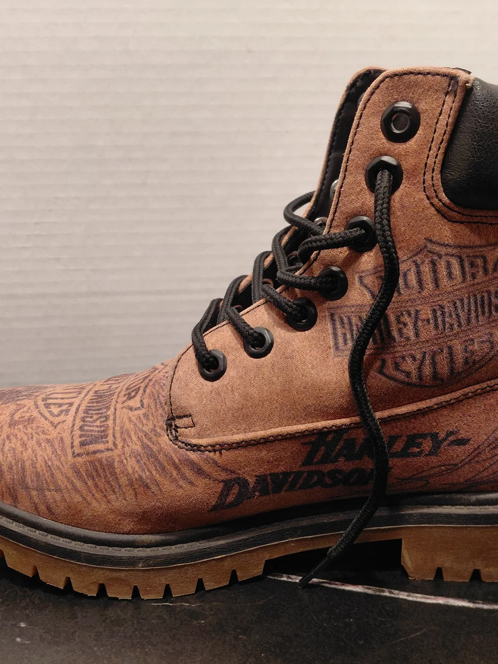 Harley-Davidson Men's Brown Leather Work Boots